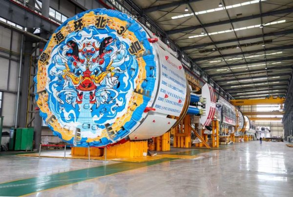 尚红网 “粤海环北3号”TBM下线 助力解决粤西水资源供应